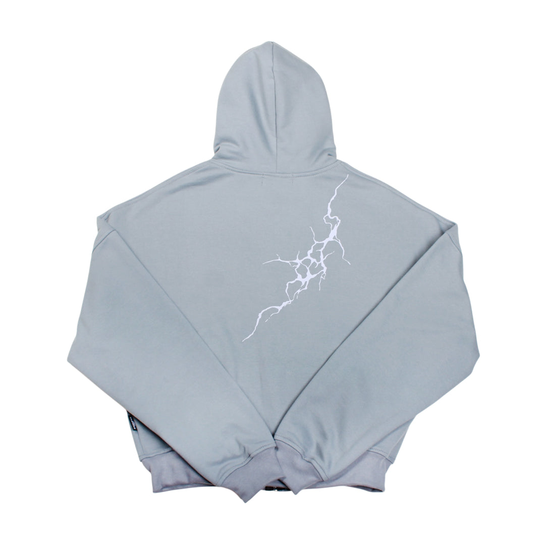 Hoodie Zip Bubble Boxy Fit Old Tree