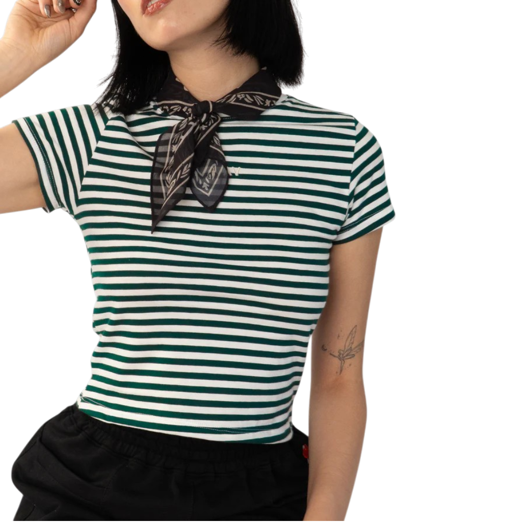 Polera Baby Tee Striped WAV